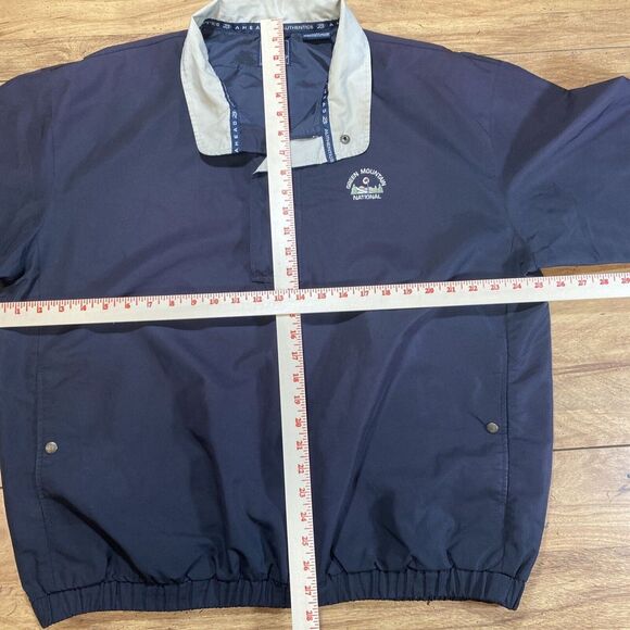 Men's L, Green‎ Mountain National Golf Club Windbreaker Jacket, Ahead Authentics - Picture 5 of 7